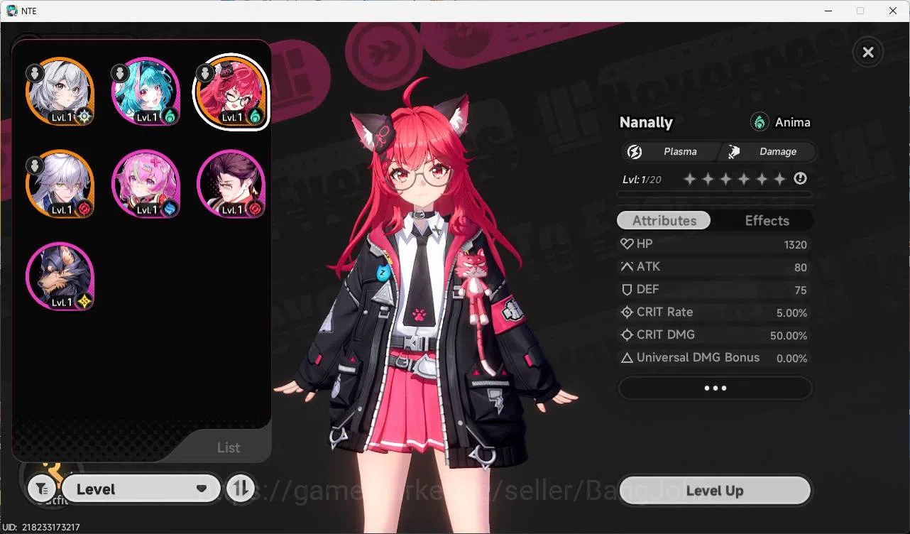 Neverness to Everness Accounts America| Starter LVl 3, S Baicang, Nanaly, Char 7, image 9