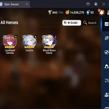 Epic Seven Accounts Starter Global Unverif|Best Starter|3 ML(LHCermia,Lisette,BMHaste)|PoH+Bless ON|Stigma 2.9K|Side Story