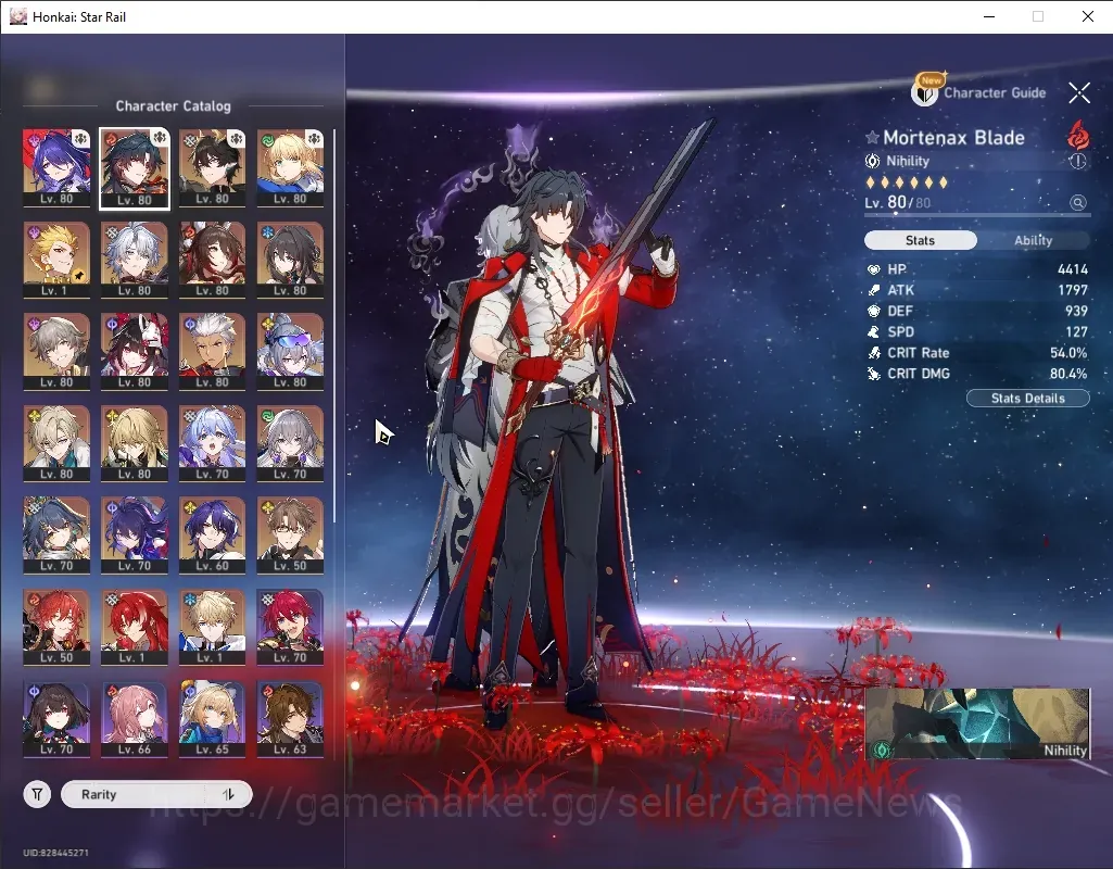 Honkai Star Rail Accounts Others Asia|TL 69|18 Limited|(Phainon,Acheron)+Sign 1