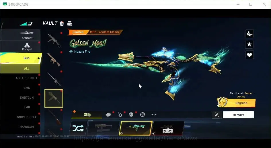 Blood Strike Accounts ASIA|3 ETERNAL[M700 Lv4,DEagle,Spear Lv2]|Collab B image 10