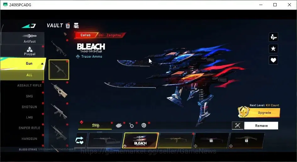 Blood Strike Accounts ASIA|3 ETERNAL[M700 Lv4,DEagle,Spear Lv2]|Collab B image 16