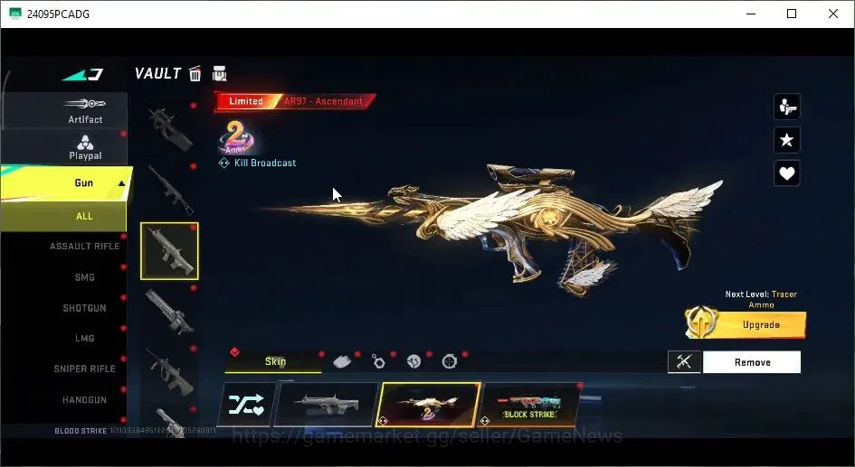 Blood Strike Accounts ASIA|3 ETERNAL[M700 Lv4,DEagle,Spear Lv2]|Collab B image 19