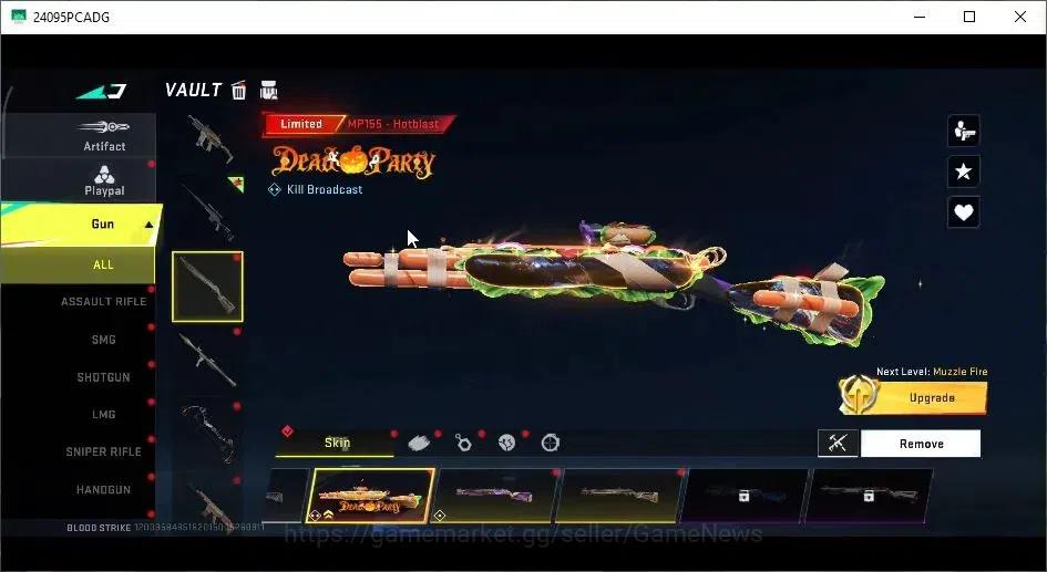 Blood Strike Accounts ASIA|3 ETERNAL[M700 Lv4,DEagle,Spear Lv2]|Collab B image 20