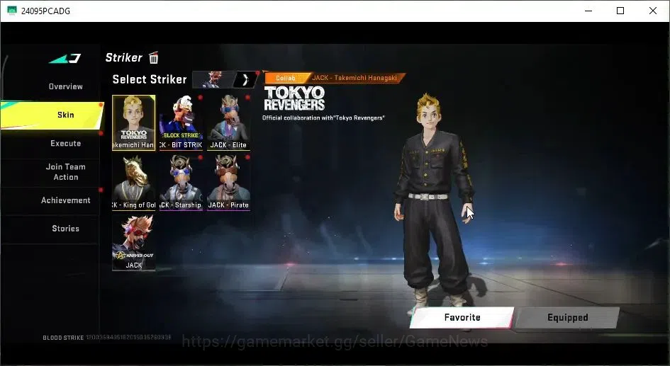 Blood Strike Accounts ASIA|3 ETERNAL[M700 Lv4,DEagle,Spear Lv2]|Collab B image 4