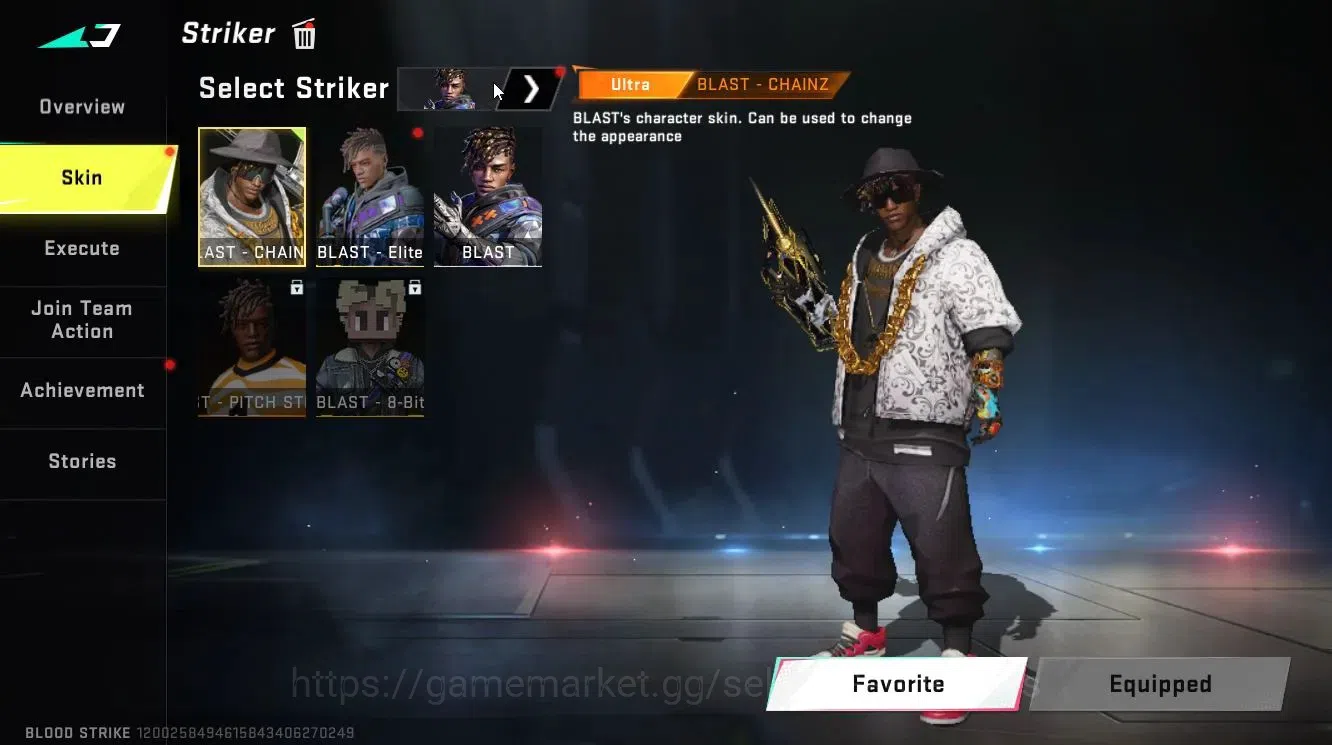 Blood Strike Accounts ASIA|ULTRA Strikers [BLAST,EMMA,Glock,etc]|Collab  image 4