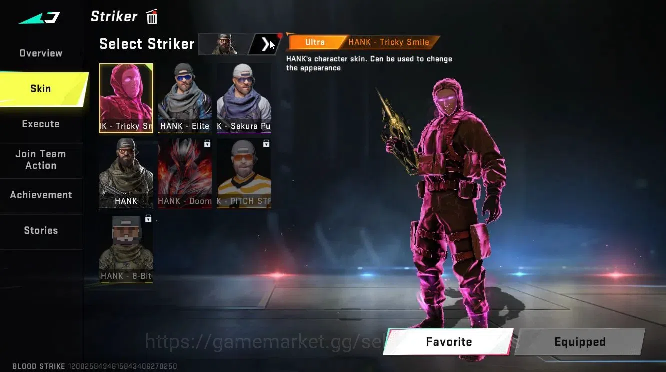 Blood Strike Accounts ASIA|ULTRA Strikers [BLAST,EMMA,Glock,etc]|Collab  image 8