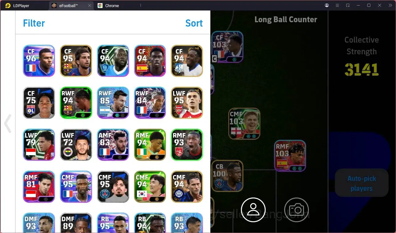 eFootball Accounts Legends & Iconic Players Mobile |PW 3141|Epic Gerrard,Drogba,Shevchenko|Showtime Salah,Reilly,Yamal,Messi 2