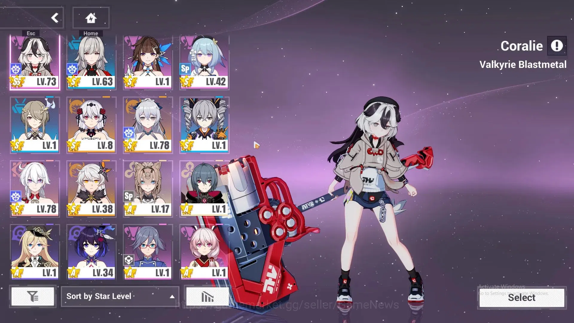 Honkai Impact 3rd Accounts SEA Lv78|2 Fullset|Bronya Zaychik SN-EX 4/4,Kiana  image 2