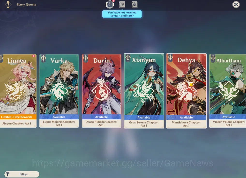 Genshin Impact Accounts ASIA|AR 55|7 Limited +3(*5Weapon)|Skirk,Varka,Xilo image 11