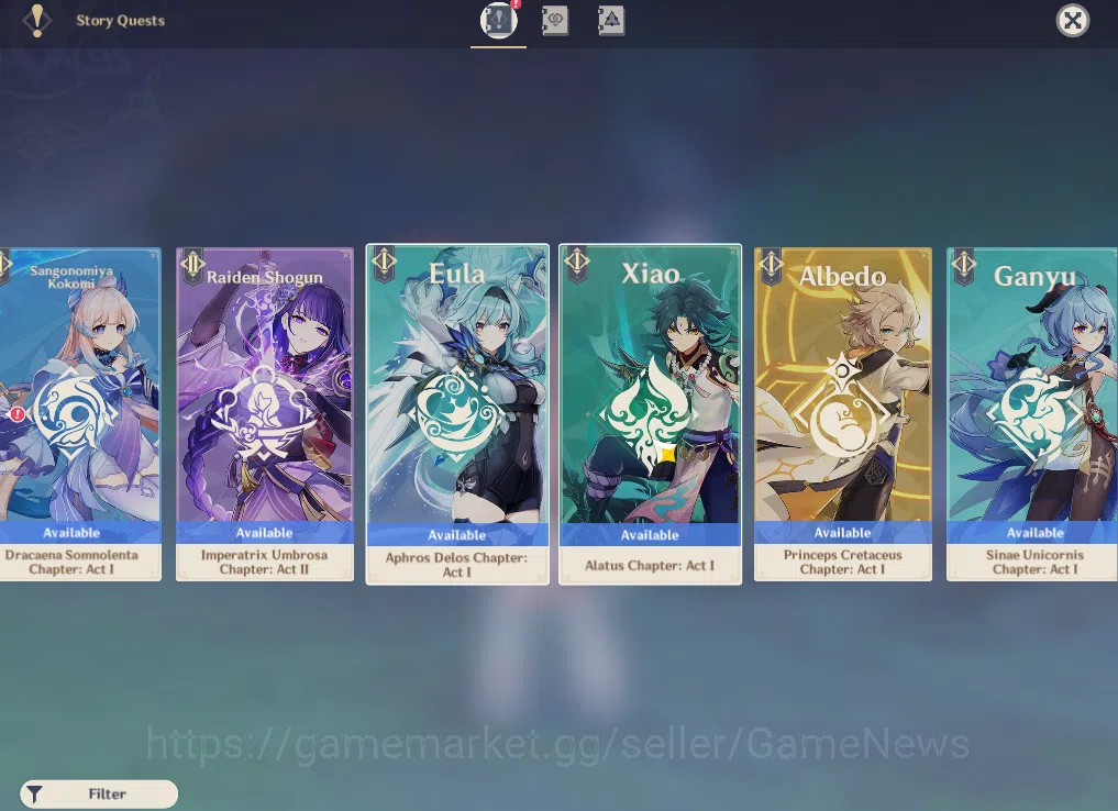 Genshin Impact Accounts ASIA|AR 55|7 Limited +3(*5Weapon)|Skirk,Varka,Xilo image 13