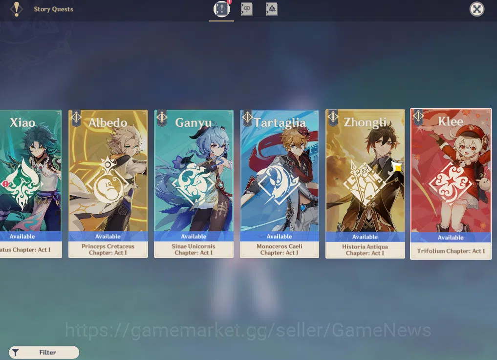 Genshin Impact Accounts ASIA|AR 55|7 Limited +3(*5Weapon)|Skirk,Varka,Xilo image 14
