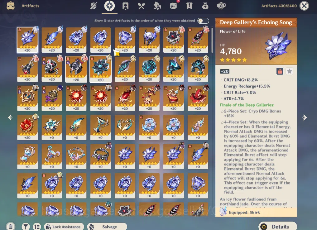 Genshin Impact Accounts ASIA|AR 55|7 Limited +3(*5Weapon)|Skirk,Varka,Xilo image 5