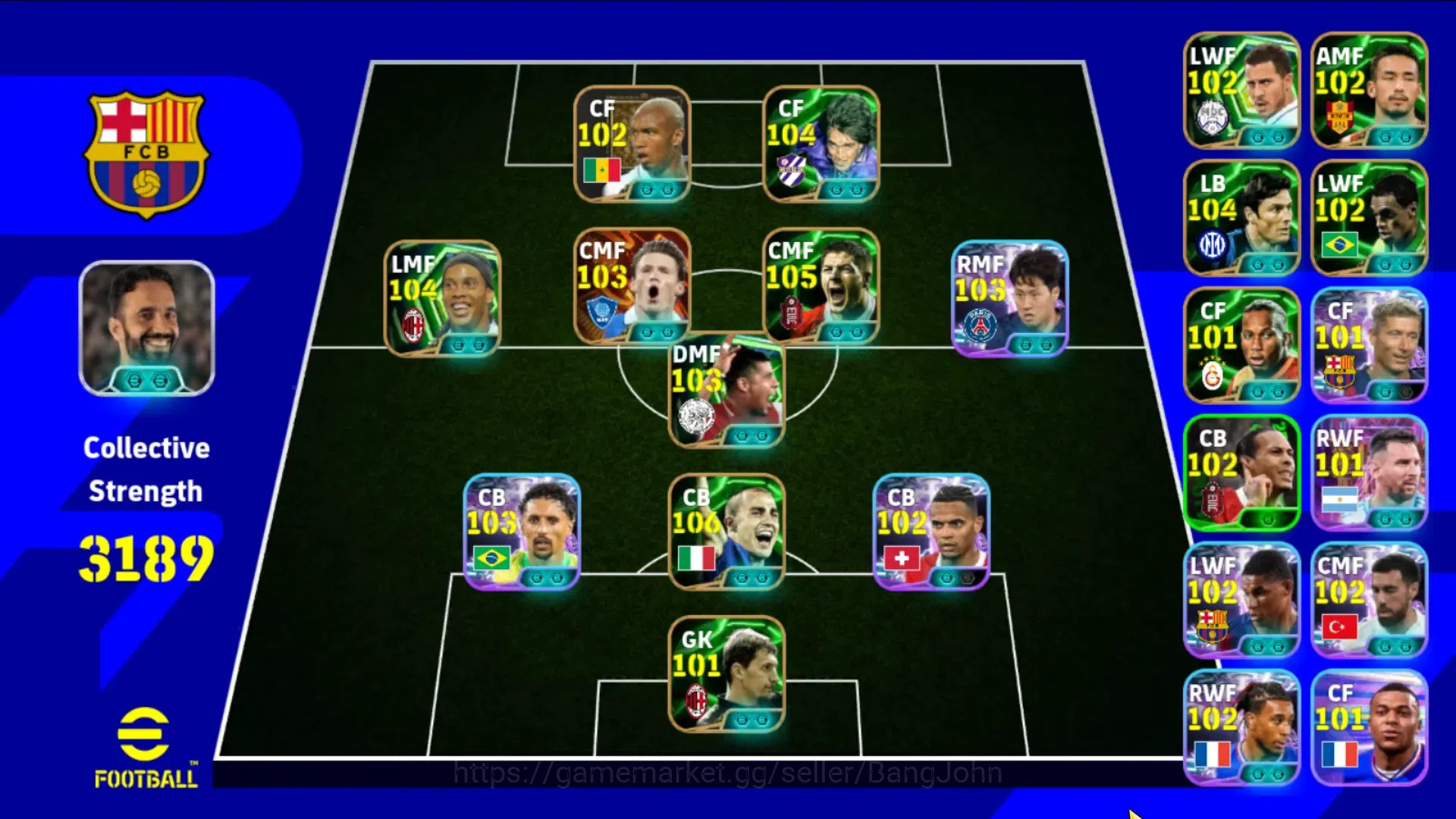 eFootball Accounts ANDROID|PW 3189|McTominay BigTime,LeeKangIn,Olise, image 7