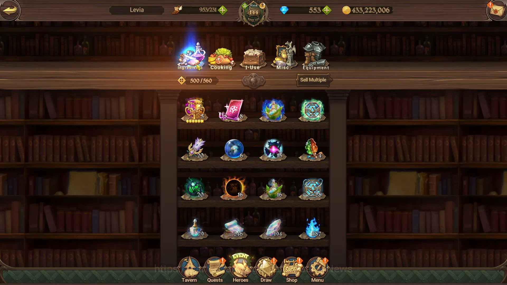 The Seven Deadly Sins: Grand Cross Accounts Midgame Asia|6,4M CC|553 DM+37 LS|4 LR +14 UR+Many 19