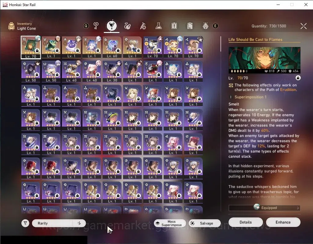 Honkai Star Rail Accounts Asia|TL61|2 Golden Comp|9 Limited|[(Yao Guang,Anax image 5