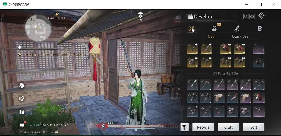 Where Winds Meet Accounts GLOBAL|Lv 95|GS 27K|Diff Legend|1 HC|Peaceful Life image 11