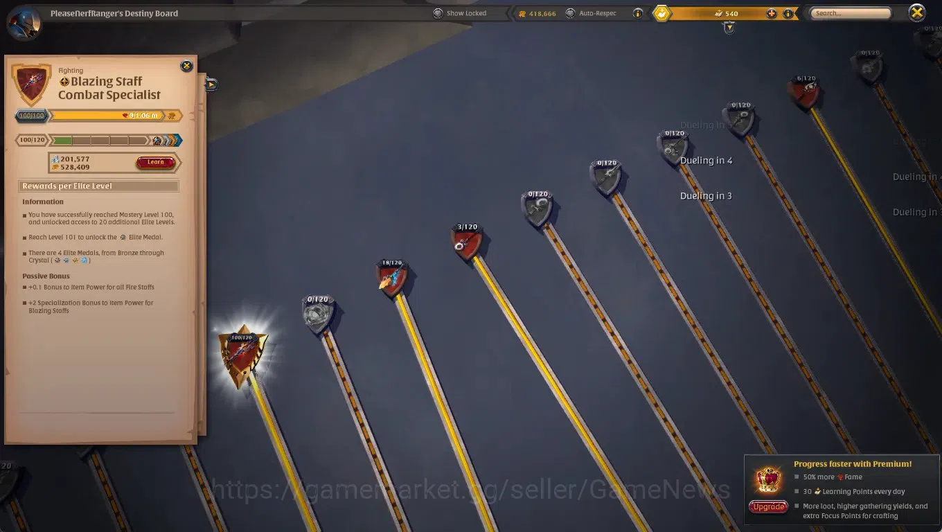 Albion Online Accounts EU|1.09B Fame|Almost ALL Gear 100/120|ALL Gather T image 20