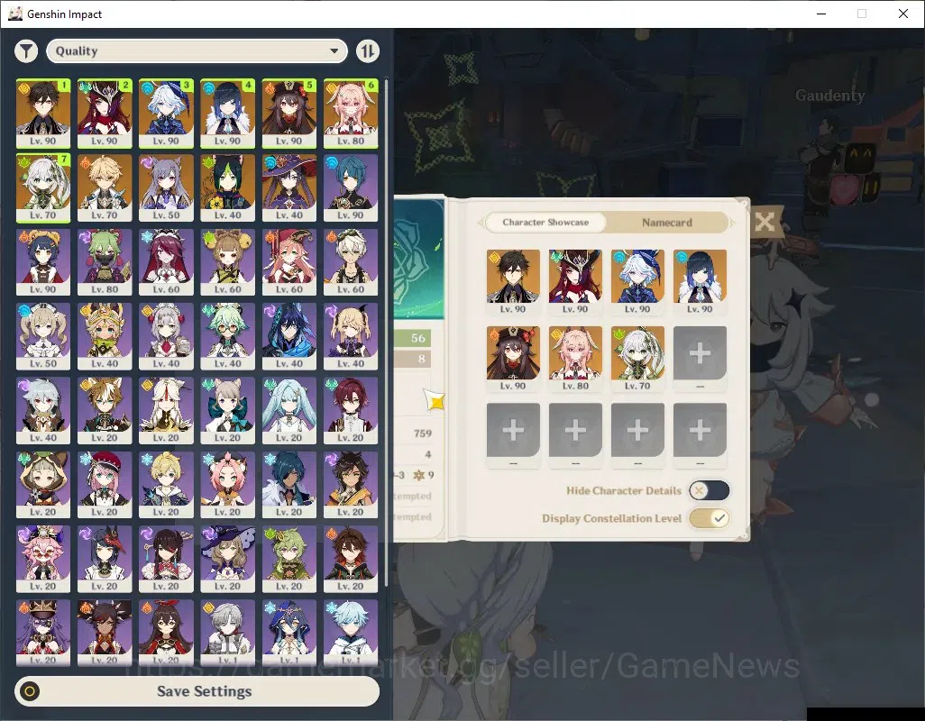 Genshin Impact Accounts ASIA|AR 56|7 Limited + 7 (*5Weapon)|Chasca+Signatu image 2
