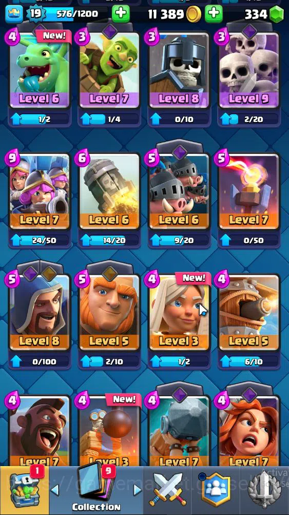 Clash Royale Accounts Lv 19|Trophy 3001|KTL 8|Limited Skin|Card 47|2 EVO image 11