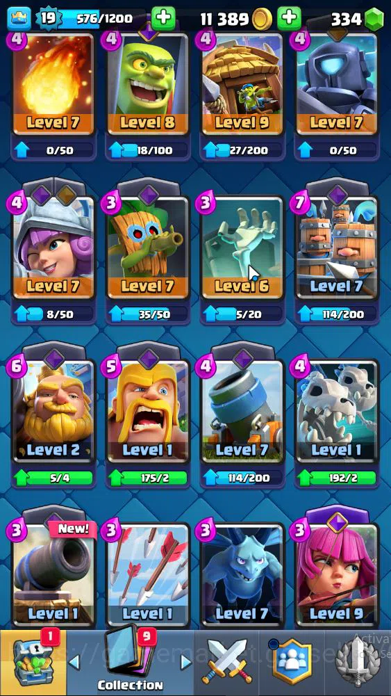 Clash Royale Accounts Lv 19|Trophy 3001|KTL 8|Limited Skin|Card 47|2 EVO image 12