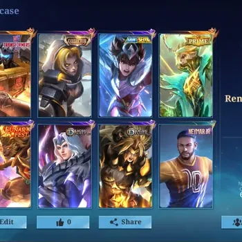 Mobile Legends: Bang Bang Accounts Collector Global|127 Hero|Skin 207|Renowned|PRIME Granger|SABER Saber|Blazing Layla