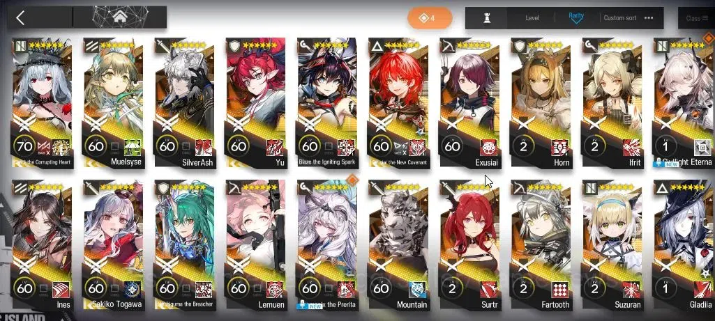 Arknights Accounts Lv 68|133 OP+10 Outfits|6 Limited+Collab AVE| Saki image 5