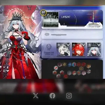 Arknights High-End Lv 68|133 OP+10 Outfits|6 Limited+Collab AVE| Saki image 1