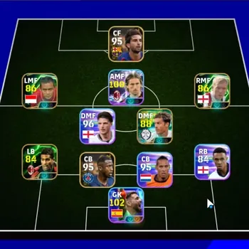 eFootball Accounts Legends & Iconic Players Android|Power 2916|Epic Xabi Alonso,Atep,Paul Scholes,Serginho|Show Time Unai