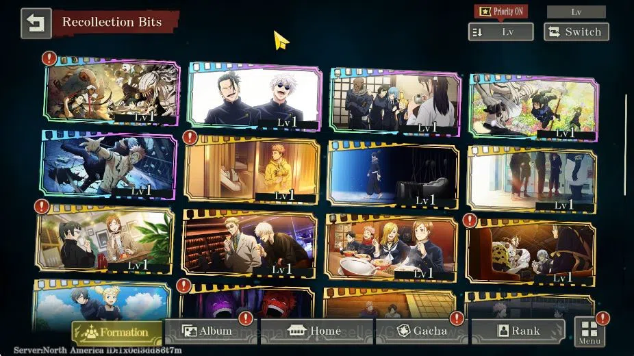 Jujutsu Kaisen: Phantom Parade Accounts NA | Starter 2 SSR Yuta Awake 1, Nobara + 7 SR [To image 2