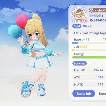 Ragnarok: The New World Accounts Sv Dark Lord|Unverife Email|Lv.72 Night Watch,Ready Raid|3 Pet SSR|3 Set Outfit|Low