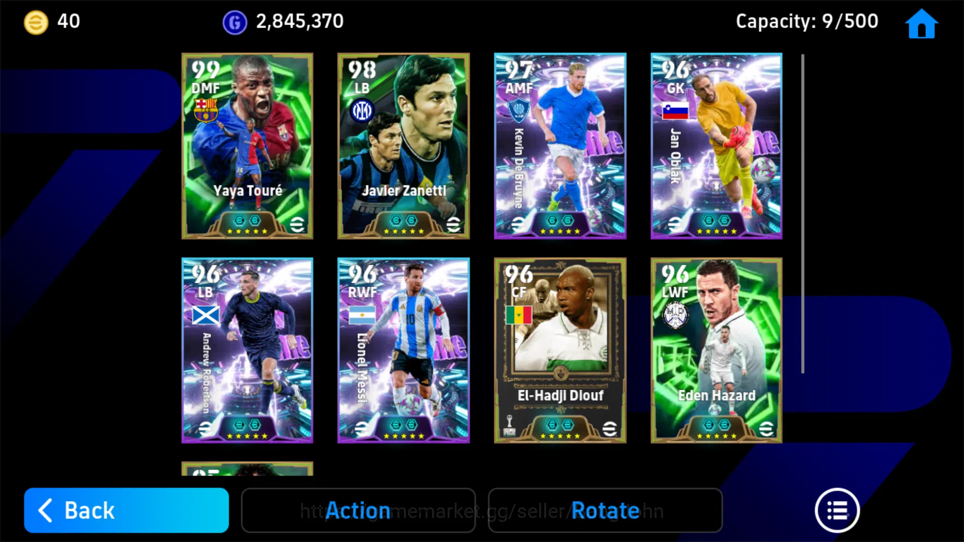 eFootball Accounts Others Power 3141 | Jan Oblak Show Time | Yaya Toure Epic DB | Javier Zanetti | kevin De Bruyne | Andrew 3