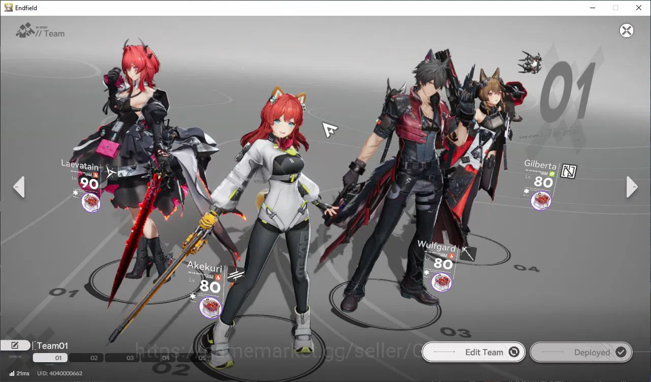Arknights: Endfield Accounts Asia Lv52|48k Oro + 1,8K Arsenal|4SSR[(Laevatain,A image 16