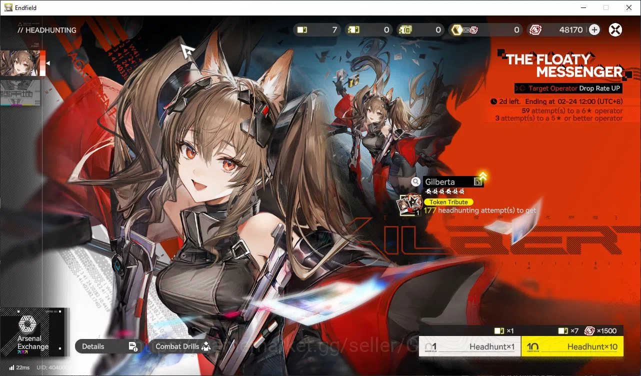 Arknights: Endfield Accounts Asia Lv52|48k Oro + 1,8K Arsenal|4SSR[(Laevatain,A image 19