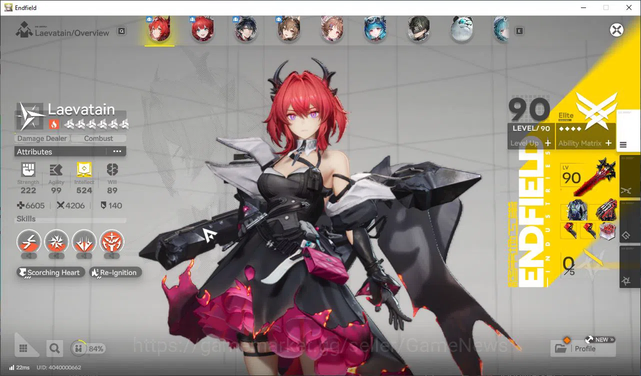 Arknights: Endfield Accounts Asia Lv52|48k Oro + 1,8K Arsenal|4SSR[(Laevatain,A image 2