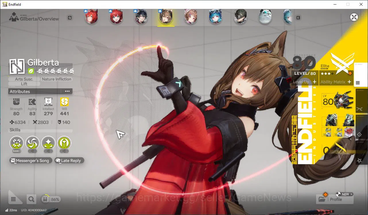 Arknights: Endfield Accounts Asia Lv52|48k Oro + 1,8K Arsenal|4SSR[(Laevatain,A image 3