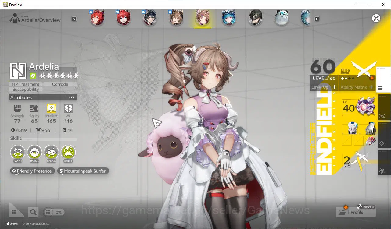 Arknights: Endfield Accounts Asia Lv52|48k Oro + 1,8K Arsenal|4SSR[(Laevatain,A image 6