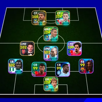 eFootball Accounts Starter 3161 Team I Edwin 108 I Costa 108 I Hazard 109 I Suarez 105 I Messi 104 I Only Konami linked I