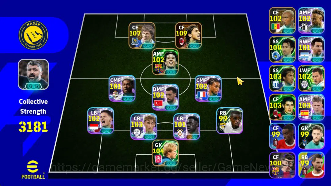 Mobile|BigTime(Ibrahimovic),MomentumDribbling(GianFrancoZola),VisionaryPass(Huijsen),Bojan Krkic,Dani Olmo,Etc|TakeEmail(EF1545) eFootball High-End Mobile|BigTime(Ibrahimovic),MomentumDribbling(Gian image 1