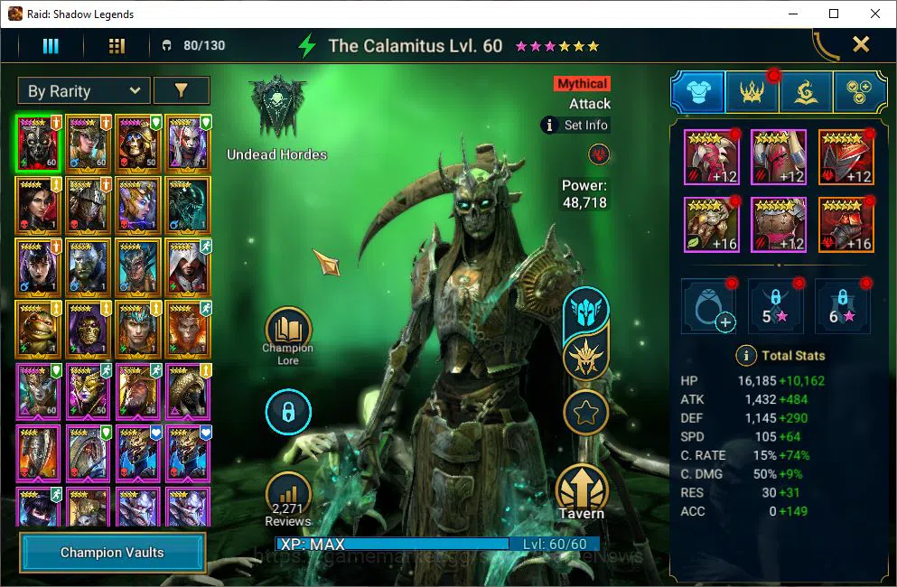 Raid: Shadow Legends Accounts Lv18 283K Power|1 Mythical (The Calamitus)|15 Lege image 3