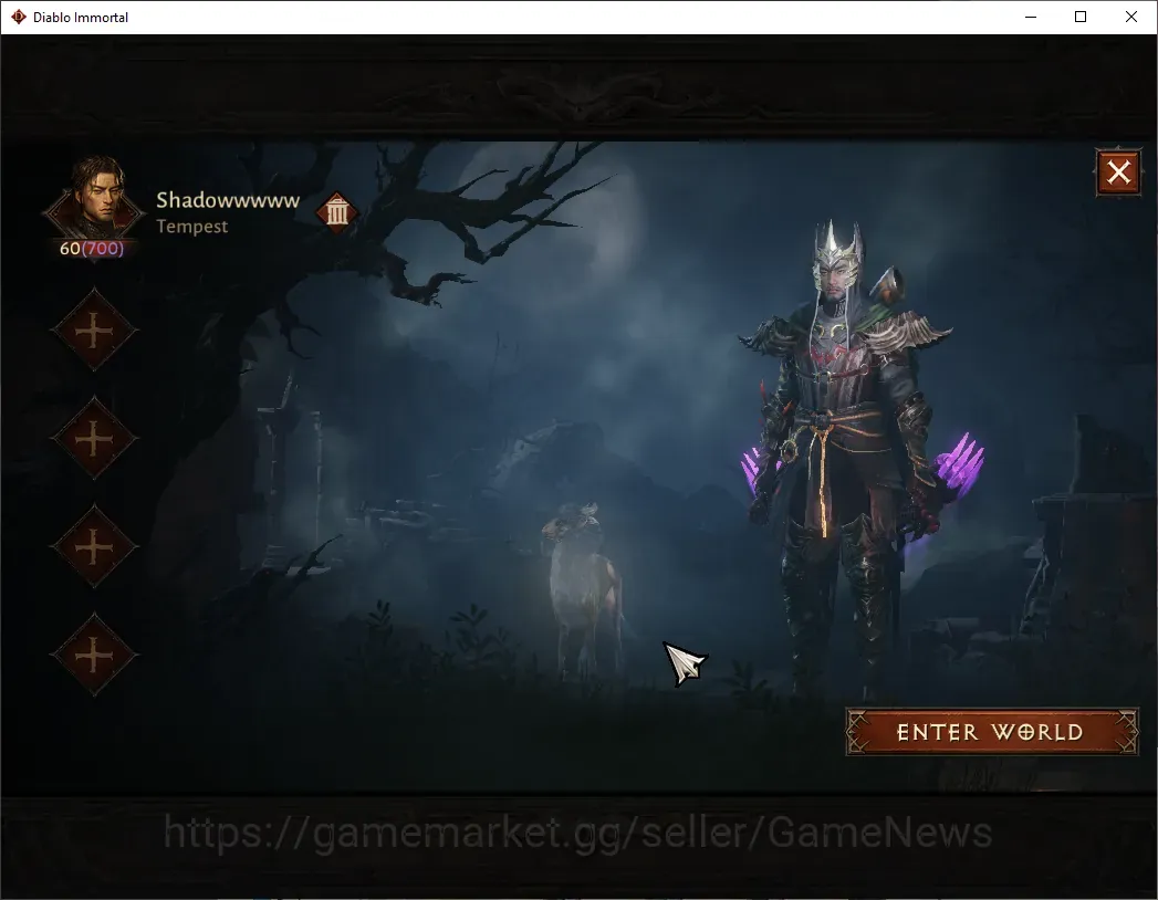 Diablo Immortal Accounts High-End EU - Sescheron|CS ON|Lv60(700)|Tempest|41k CR|Reso 510|Paragon Meledictor|Inferno IV|2 1