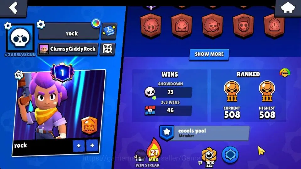 Brawl Stars Accounts 2043 Trophy|18 Brawlers 2 Max Lvl (Full Buffies Ed image 12