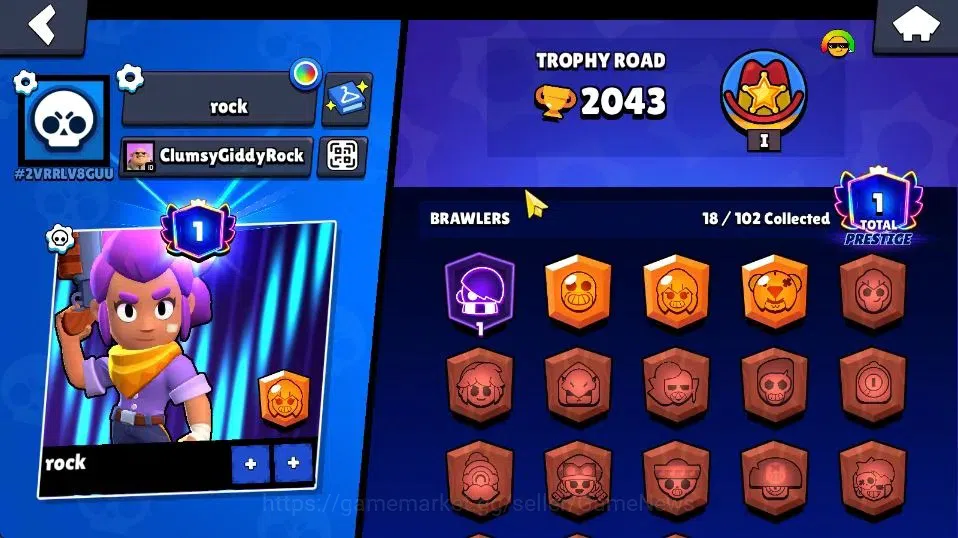 Brawl Stars Accounts 2043 Trophy|18 Brawlers 2 Max Lvl (Full Buffies Ed image 4