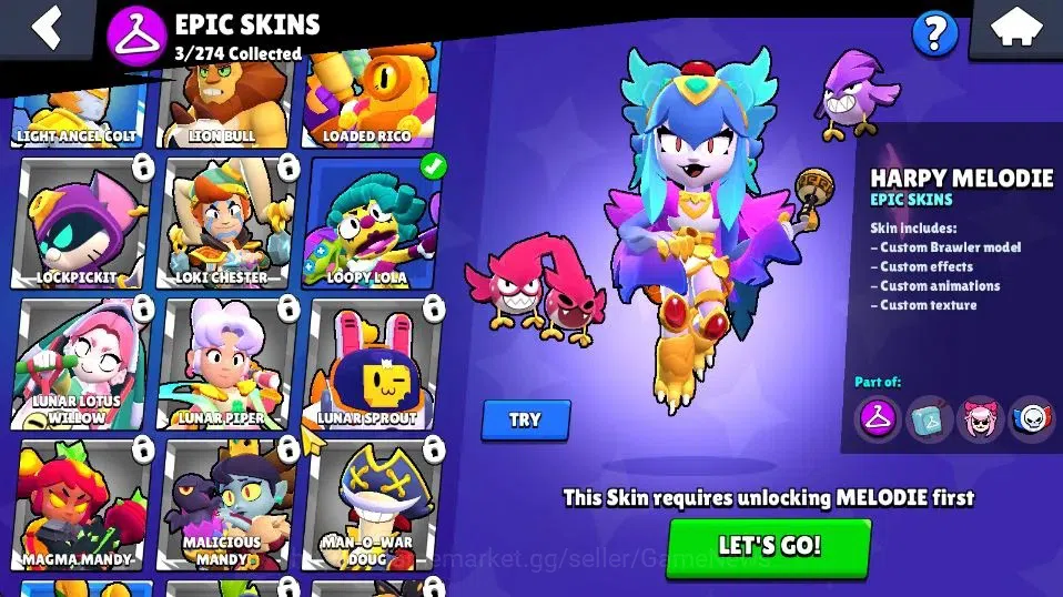Brawl Stars Accounts 2043 Trophy|18 Brawlers 2 Max Lvl (Full Buffies Ed image 7