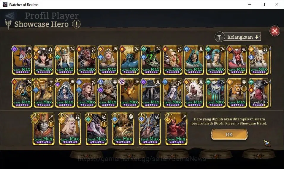 Watcher of Realms Accounts GLOBAL 60x|7M Power|8 Lord[PraetusA2,ArachaA1,Laya image 10