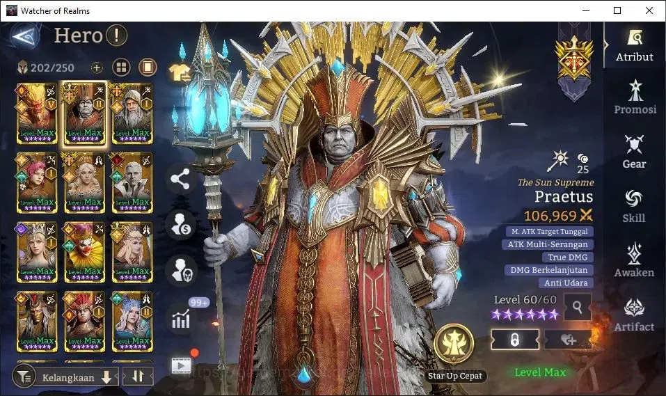 Watcher of Realms Accounts GLOBAL 60x|7M Power|8 Lord[PraetusA2,ArachaA1,Laya image 12