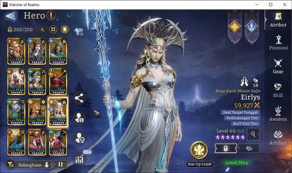 Watcher of Realms Accounts GLOBAL 60x|7M Power|8 Lord[PraetusA2,ArachaA1,Laya image 15