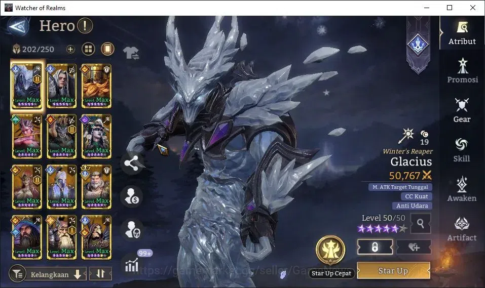 Watcher of Realms Accounts GLOBAL 60x|7M Power|8 Lord[PraetusA2,ArachaA1,Laya image 16