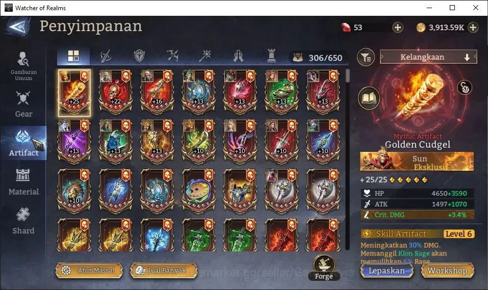 Watcher of Realms Accounts GLOBAL 60x|7M Power|8 Lord[PraetusA2,ArachaA1,Laya image 20
