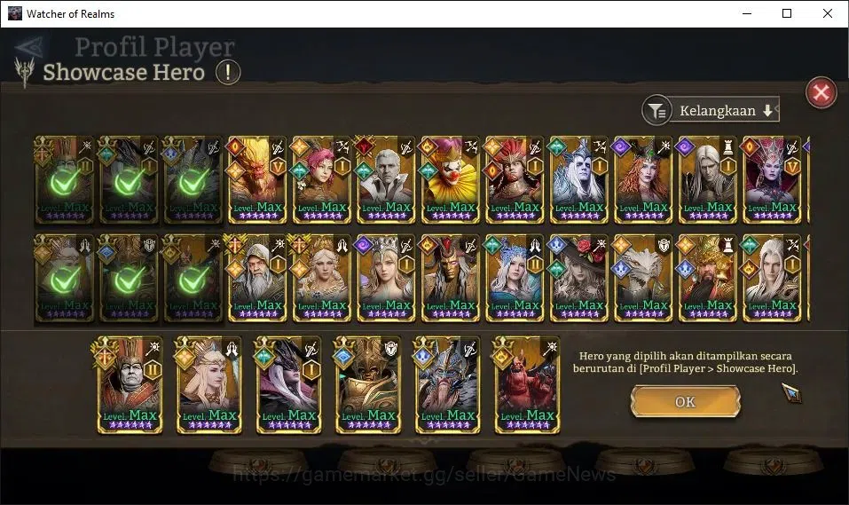 Watcher of Realms Accounts GLOBAL 60x|7M Power|8 Lord[PraetusA2,ArachaA1,Laya image 9