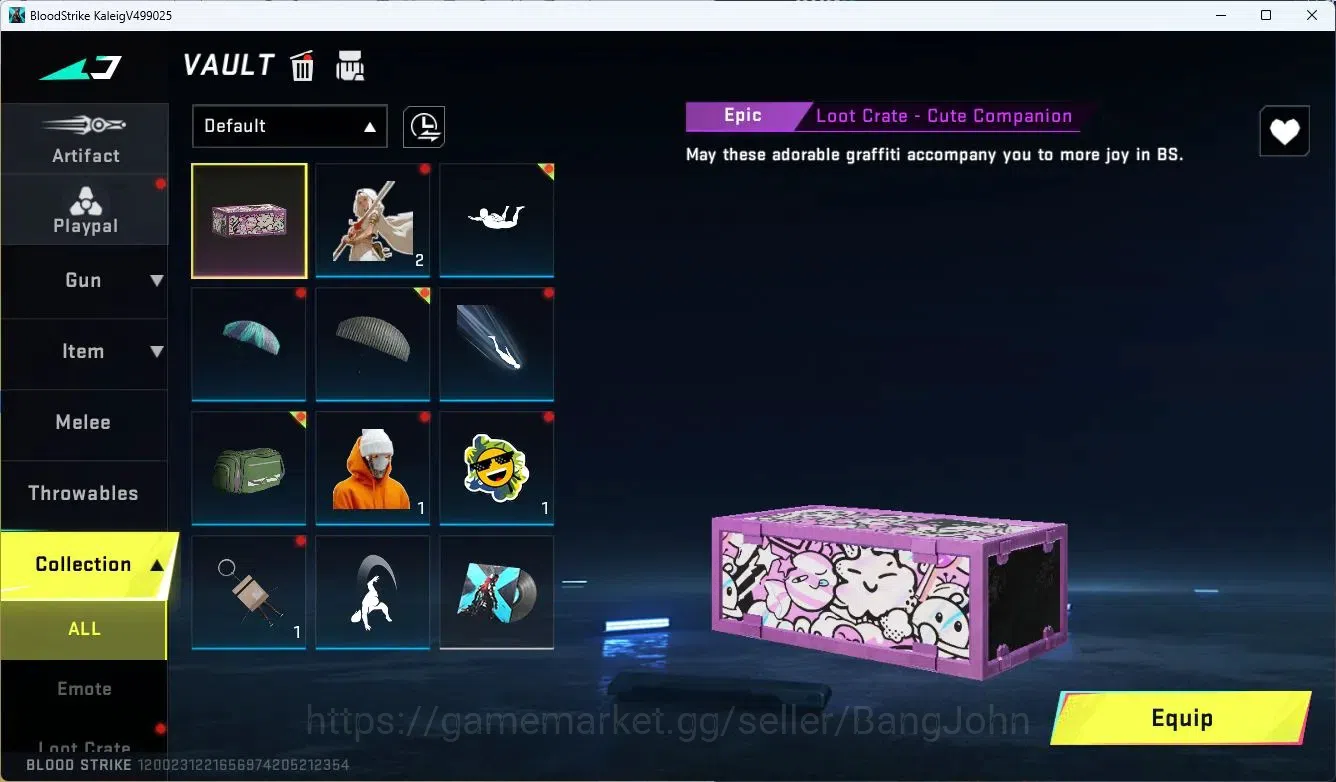 Blood Strike Accounts ASIA | ULTRA ETHAN | 1 LEGENDARY GUN | 2 LEGENDARY image 8
